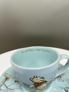 TAZA WINNIE THE POOH CON PLATO