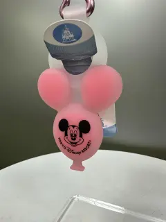 LLAVERO TAPA AGUA GLOBO MICKEY ROSADO