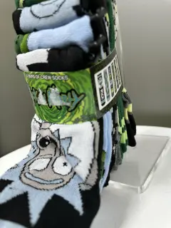 6 PACK MEDIAS LARGAS RICK AND MORTY
